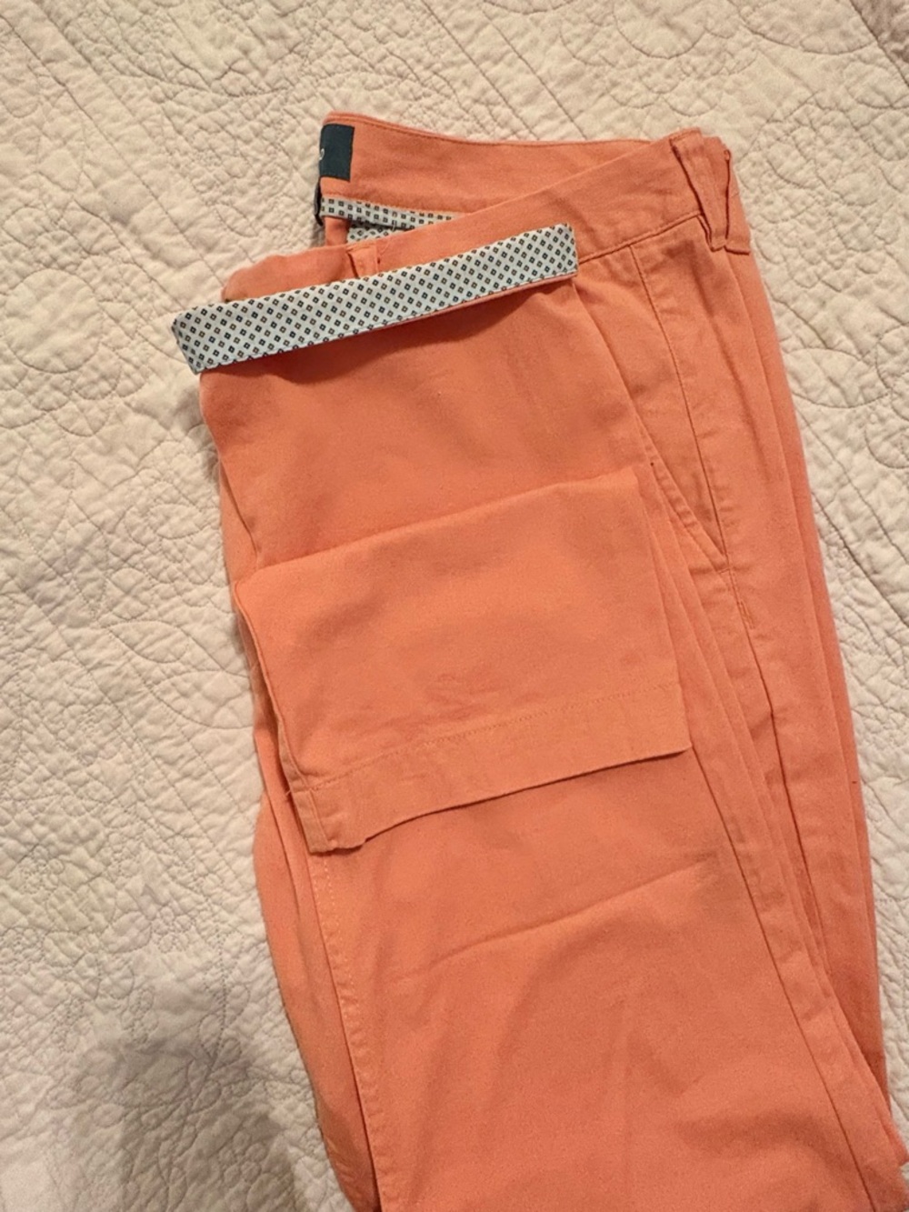 Taylrd Men's Pale Orange Chino Pants